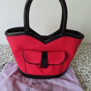Lulu Guinness tote handheld bag